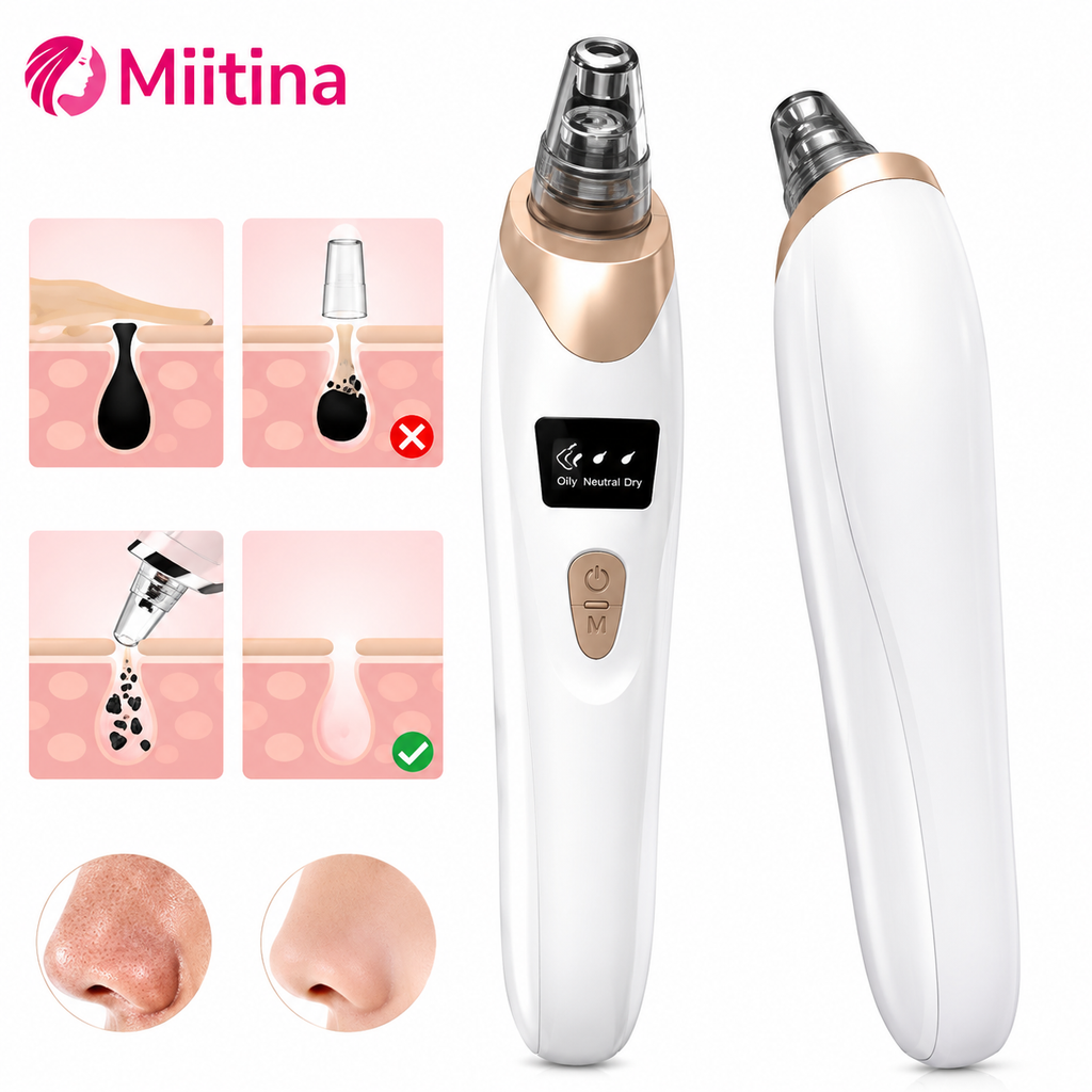 Electric Blackhead Remover Vacuum – USB Rechargeable Facial Pore Cleaner